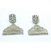 Earrings Traditional Tribal Temple 925 Sterling Silver God Ganesh Peacock Floral